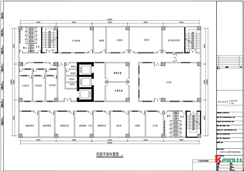 醫(yī)院擴(kuò)增PCR實驗室設(shè)計圖